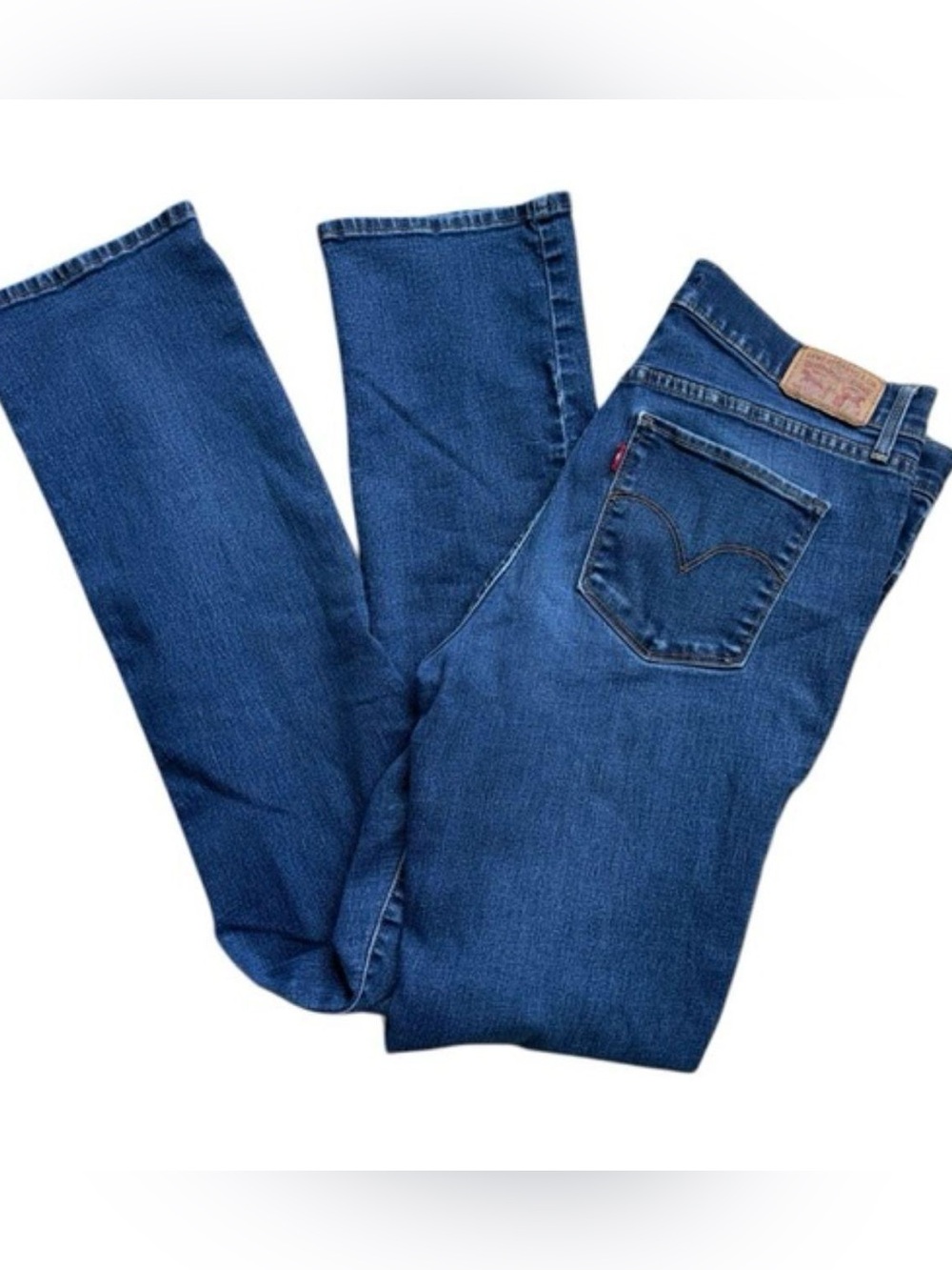 💙Levi's Women’s Bootcut Classic Shaping Medium Wash Mid Rise Denim Jeans 12